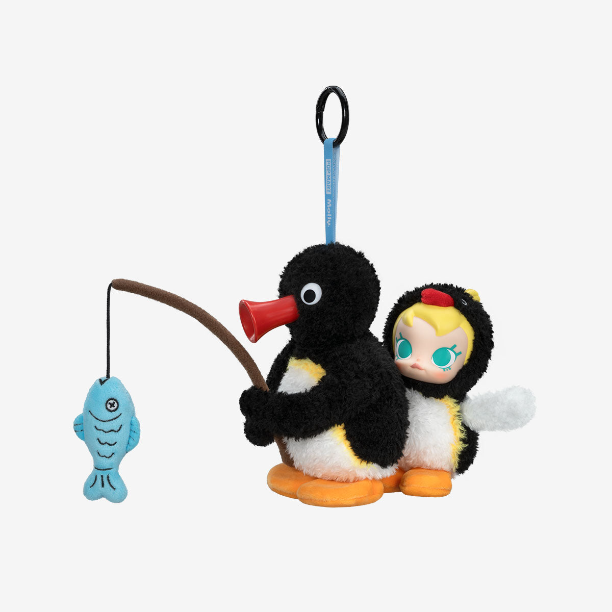 Baby Molly × Pingu Happy Fishing Series-Vinyl Plush Pendant Blind
