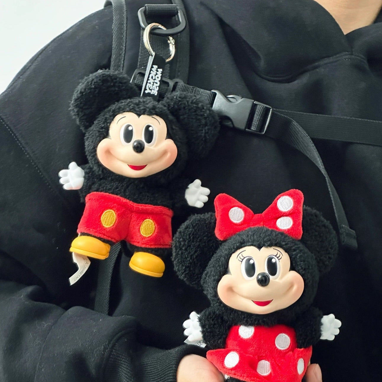 Dukke - Mickey Family Cute Together Keychain - Offisielt Disney