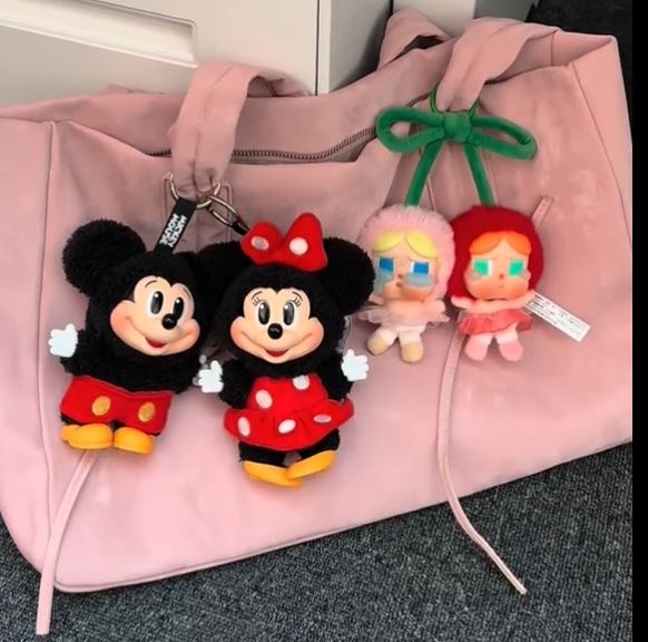 Dukke - Mickey Family Cute Together Keychain - Offisielt Disney