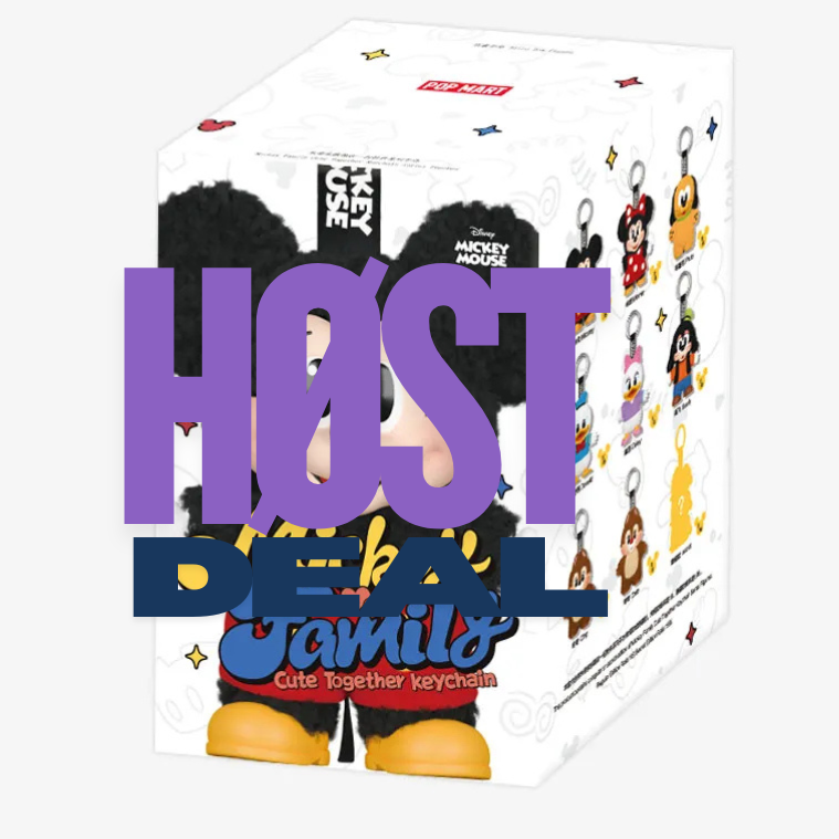 POP MART - ORIGINAL - Mickey Family Cute Together Keychain.