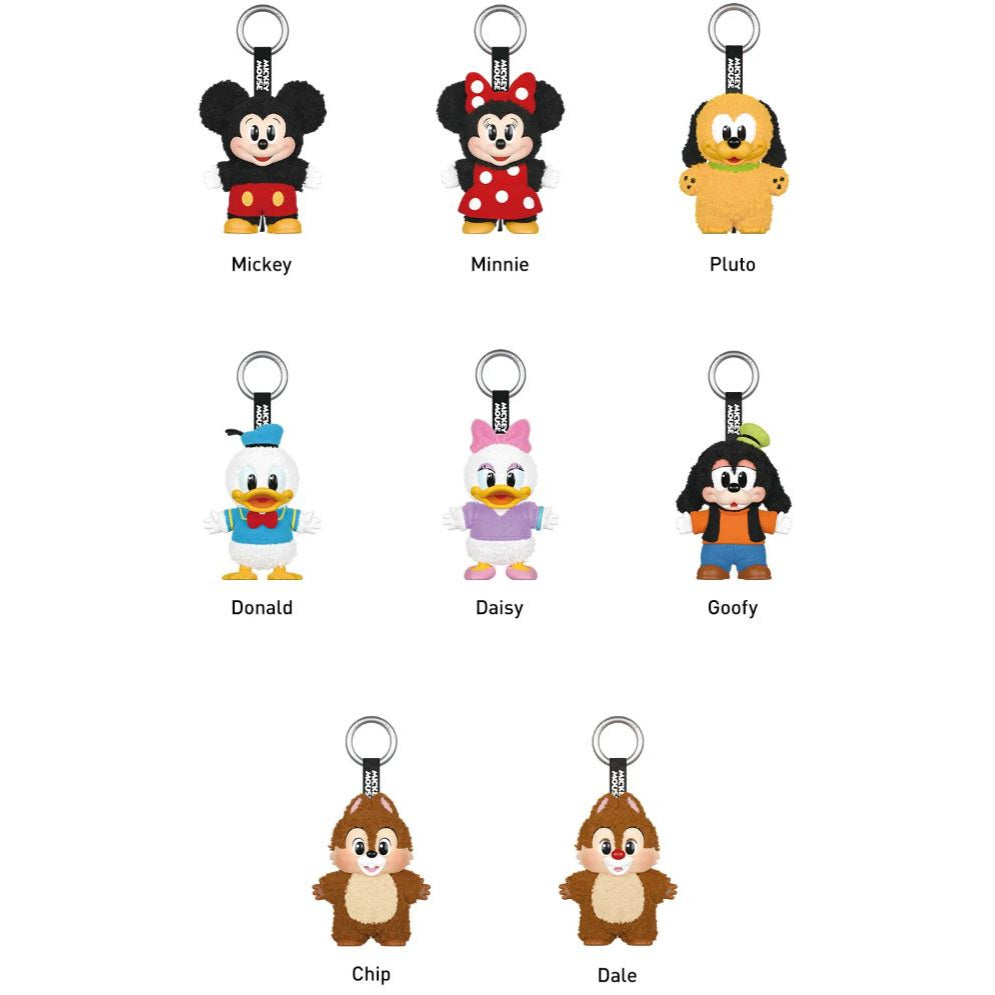 Dukke - Mickey Family Cute Together Keychain - Offisielt Disney
