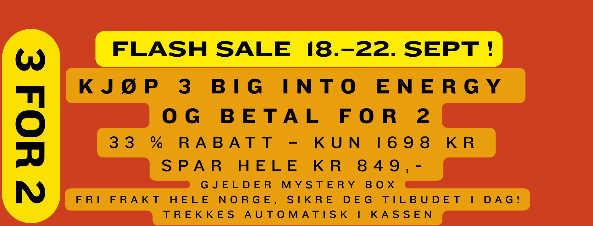 Labubu Big Into Energy 3 for 2 tilbud