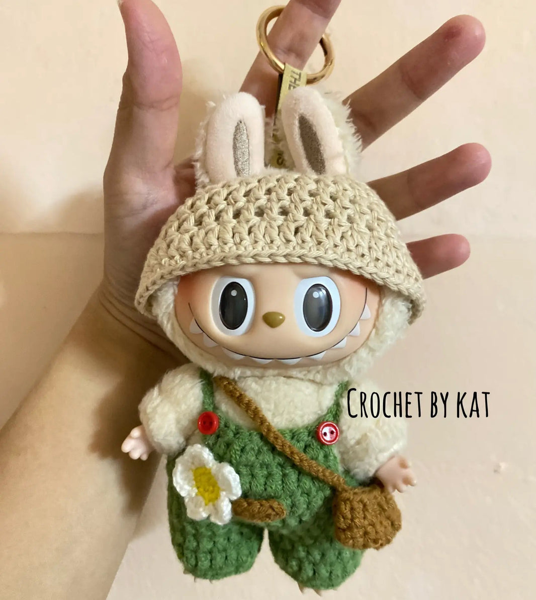 Labubu - Strikkeklær for Labubu 17 cm.