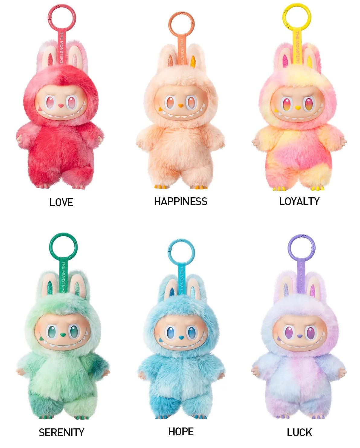 Labubu - The Monsters  Big into Energy - Pop Mart - Whole Set/6stk.