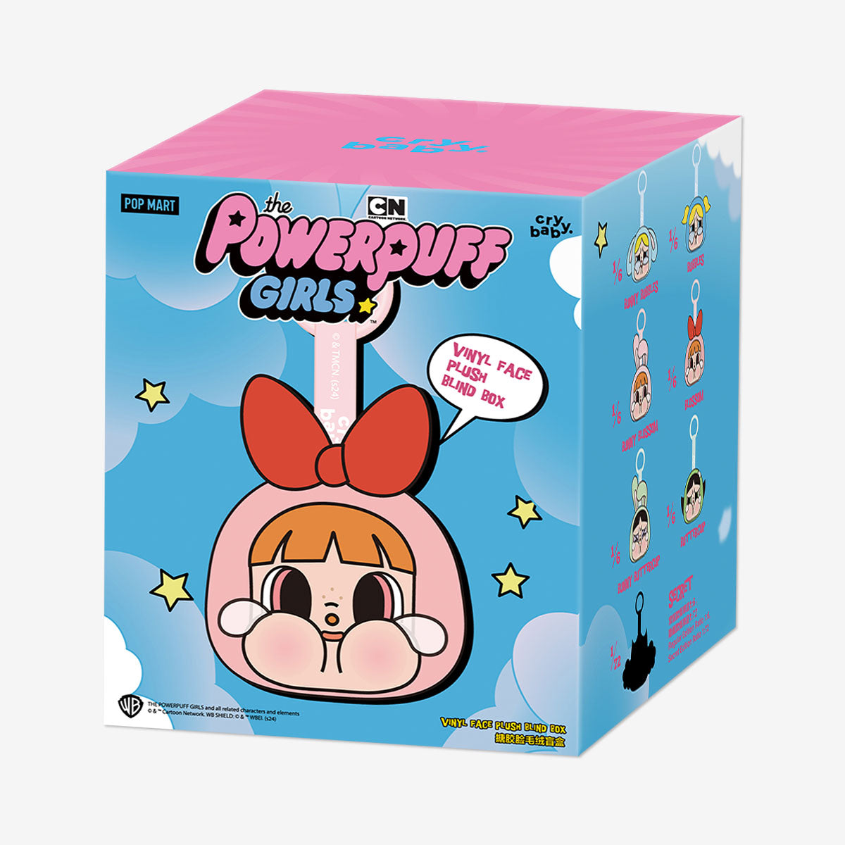 人気 Pop Mart Crybaby x Powerpuff Bunny Bubbles Opened Case POP MART CRYBABY x The Powerpuff Girls Blind Box Confirmed