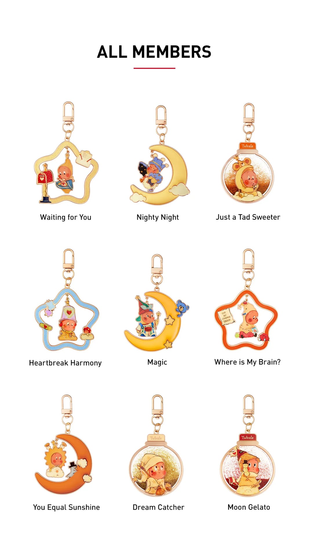 POP MART Original - We Are Twinkle Twinkle  key ring