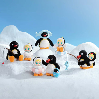 Molly - Baby Molly × Pingu Happy Fishing Series Pendant - POP Mart