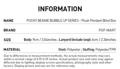 POP MART Original - Pucky Beanie Bubble up