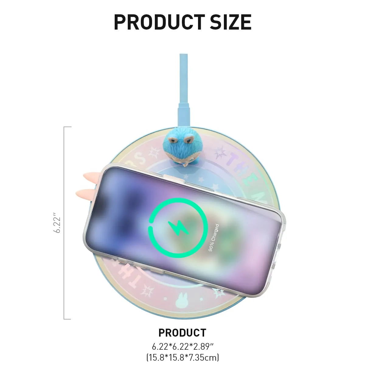 Labubu - THE MONSTERS: Big into Energy Wireless Charger with Light Effect - POP Mart