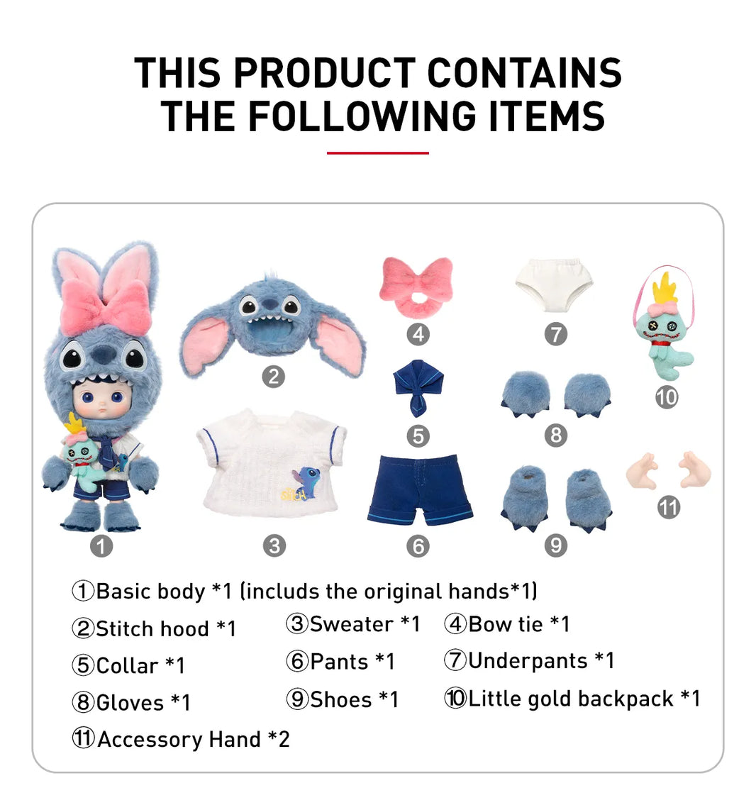 Ekte Hacipupu - HACIPUPU STITCH 1/8 Figure 20cm - Pop Mart