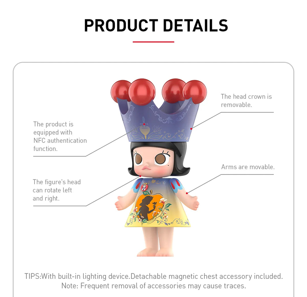 POP MART Original - MEGA ROYAL MOLLY 400% Snow White