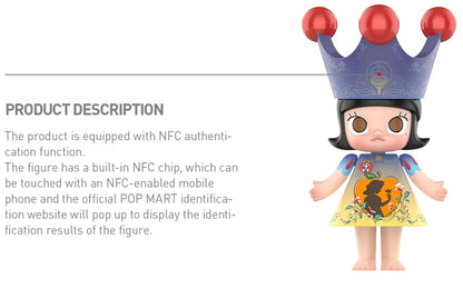 Molly - MEGA ROYAL MOLLY 400% Snow White - POP Mart