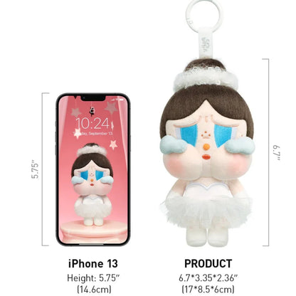 POP MART Original -  CRYBABY SHINY SHINY SERIES-Plush Doll (Black) 33cm