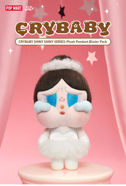 POP MART Original -  CRYBABY SHINY SHINY SERIES-Plush Doll (Black) 33cm