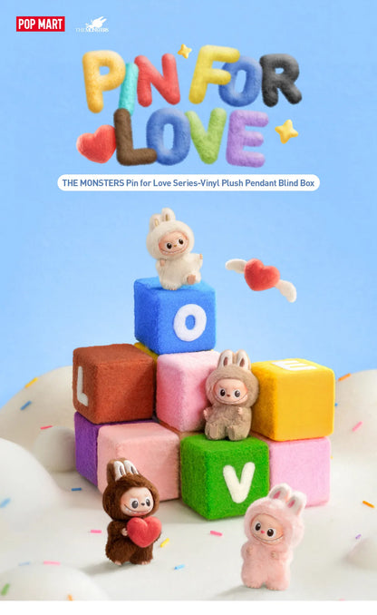 Labubu – The Monsters PIN FOR LOVE (Letter or Blind Box) – POP Mart