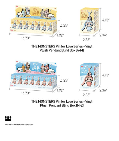 Labubu – The Monsters PIN FOR LOVE (Letter or Blind Box) – POP Mart