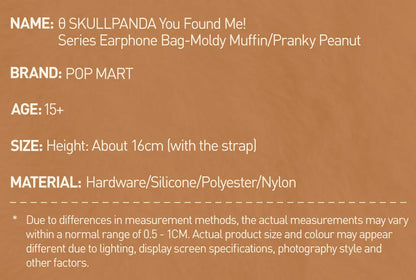 SKULLPANDA - You Found Me！Series Earphone Bag -POP Mart
