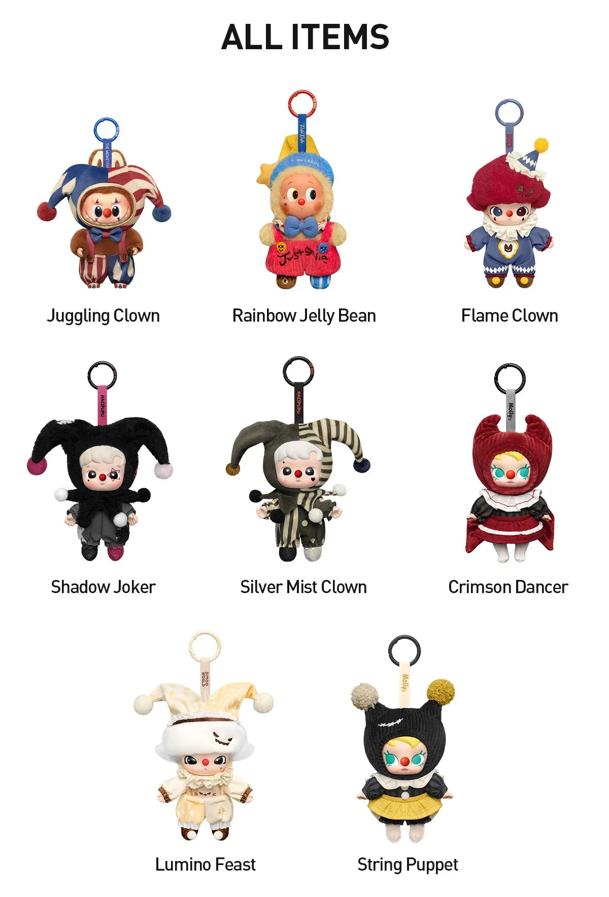 Dukke - WHY SO SERIOUS Series –  Pendant Blind Box - POP Mart