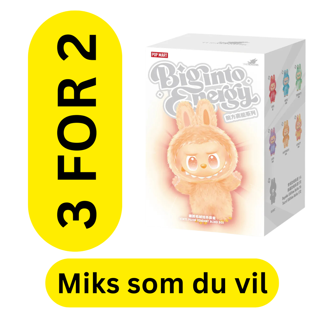Labubu - 3 for 2 - The Monsters Big into Energy Series - Pop Mart