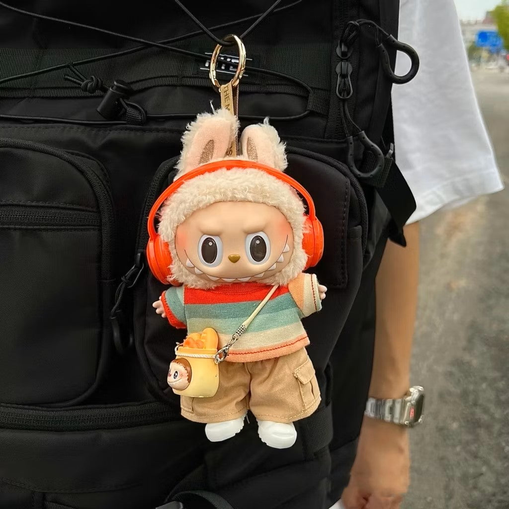 Labubu – Hippy drakt for Labubu 17 cm