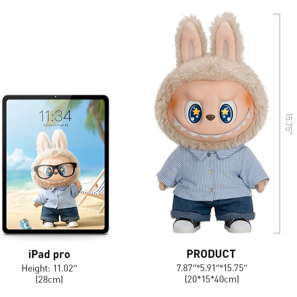 【ぽんたん】LABUBU THE MONSTERSFLIP WITH ME Labubu - The Monsters FLIP WITH ME Vinyl Plush Doll 40cm