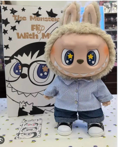 Labubu - The Monsters  FLIP WITH ME Vinyl Plush Doll 40cm - POP Mart