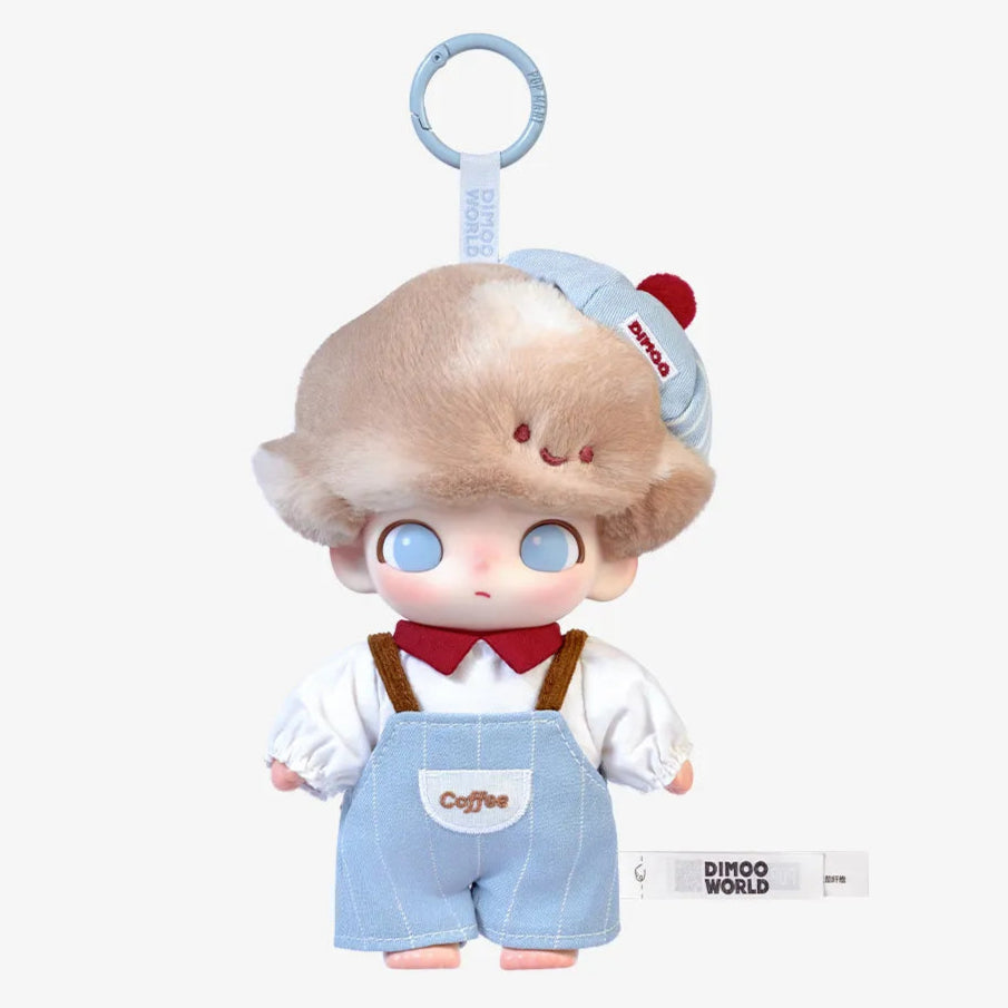 DIMOO - Crush on Coffee Series Vinyl Plush Blister Pack Keychain Bag Charm