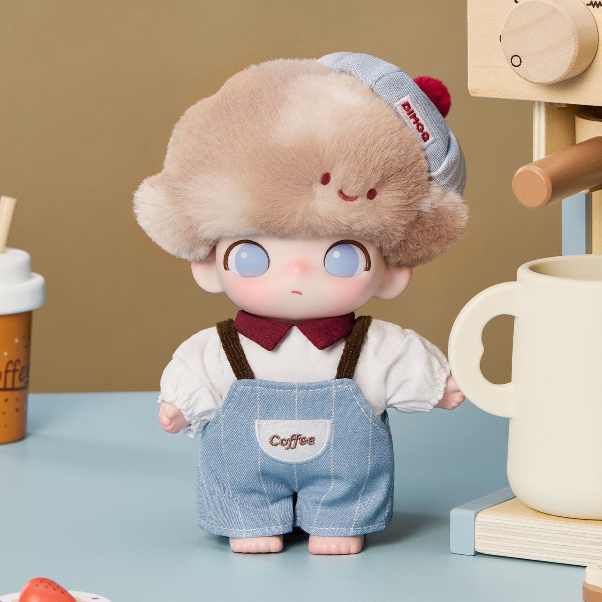 DIMOO - Crush on Coffee Series Vinyl Plush Blister Pack Keychain Bag Charm