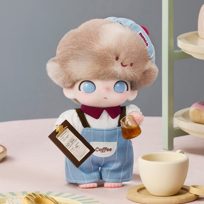 DIMOO - Crush on Coffee Series Vinyl Plush Blister Pack Keychain Bag Charm