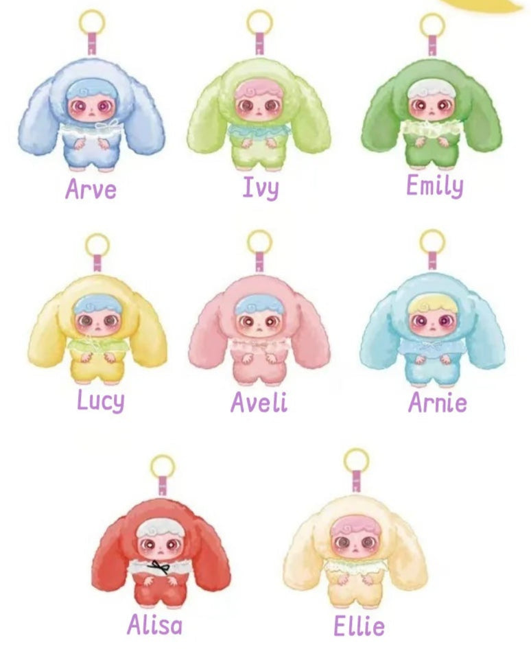 Dukke Noci Dreamland Rabbit - Baby Three