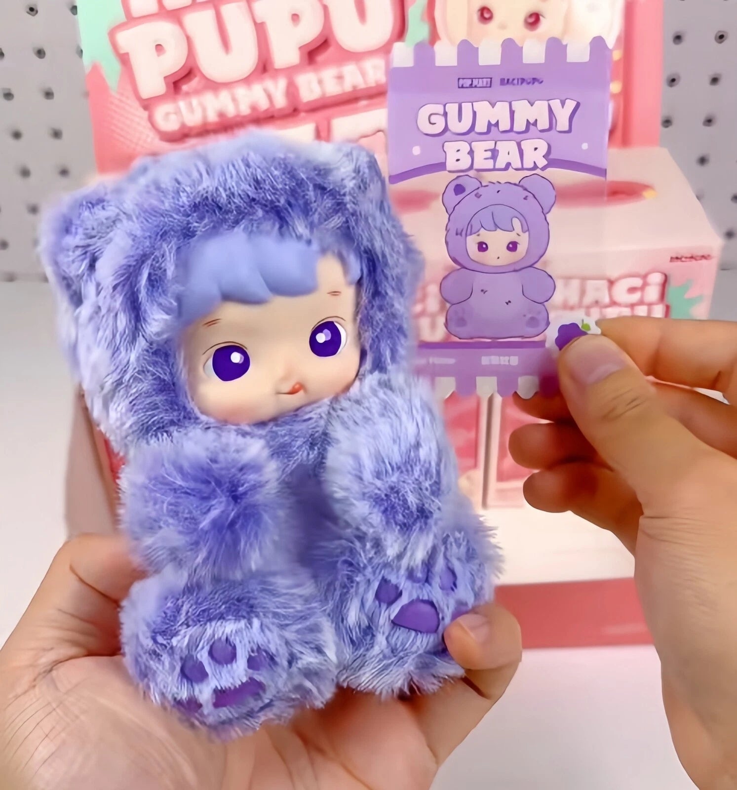 その他 HACIPUPU Gummy Bear popmart HACIPUPU Gummy Bear Series-Vinyl Plush Pendant Blind Box