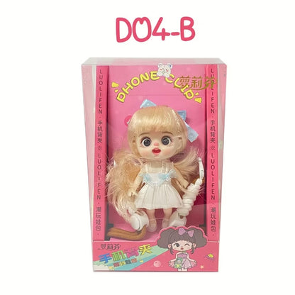 Neck strap / strap for mobile phone with doll.